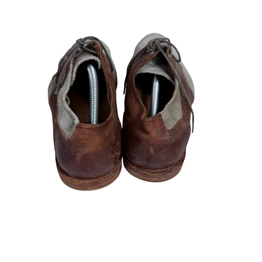 Timberland Earthkeepers Saddle Oxford Mens 10 Brown Grey Leather Suede Brogue